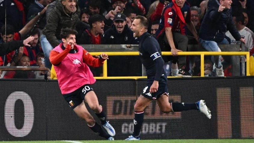 Genoa de Pablo Galdames remonta en la agonía con Juventus y sueña con la permanencia