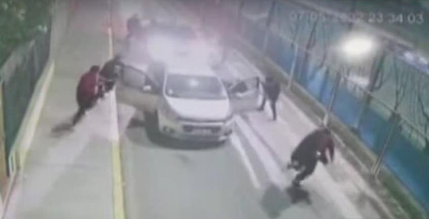 [VIDEO] Violenta "encerrona turbazo": Grupo de delincuentes robó auto a mujer