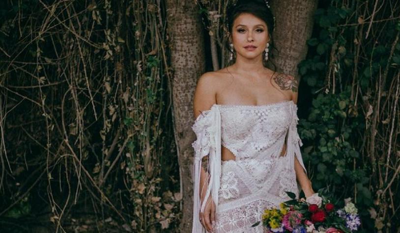 Denise Rosenthal publica fotos y detalles de su vestido de novia diseñado por prestigioso taller