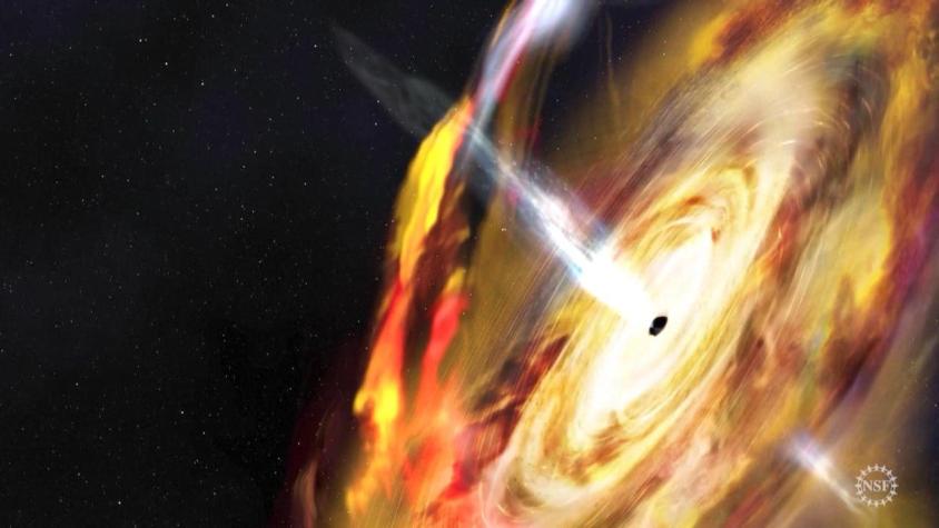 [VIDEO] Primera imagen de colosal agujero negro en el centro de la Vía Lactea
