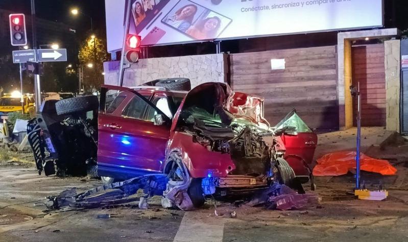 Accidente de tránsito en Providencia deja una persona fallecida y tres heridos