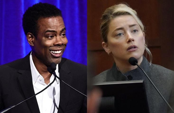 El ataque de Chris Rock a Amber Heard por juicio contra Depp: "Créanle a todas, menos a ella"