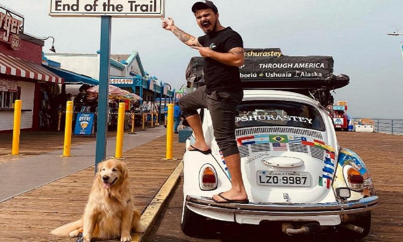 Mueren el influencer brasileño Jesse Kozechen y su perro, famosos por recorrer el mundo
