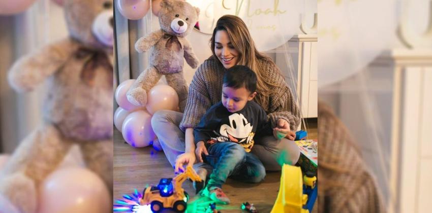 Con Mickey Mouse y Minnie: Lisandra Silva y Raúl Peralta celebraron el segundo cumpleaños de su hijo