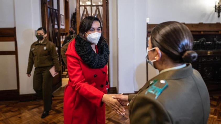 Ministra Siches felicita a carabinera que frustró asalto a camión en autopista