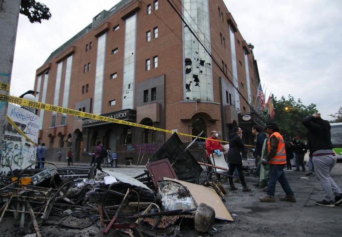 Absuelven a dos acusados por incendio del Hotel Principado de Asturias en 2019