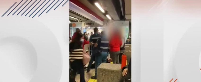 Dos guardias de Metro fueron intimidados con objetos cortopunzantes en desalojo a comercio ambulante