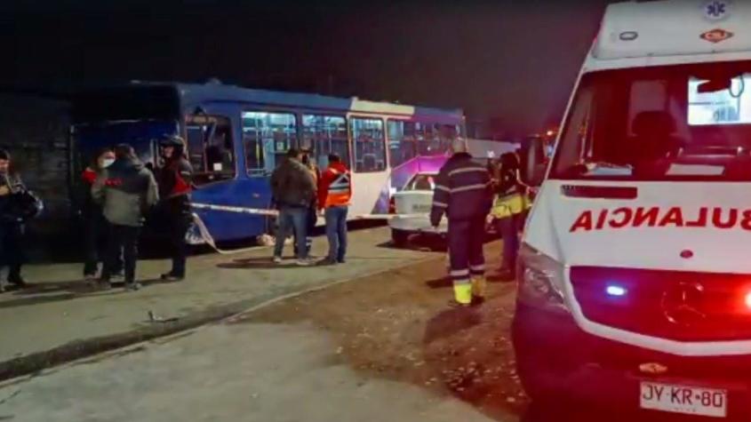 Madre e hija mueren tras choque frontal con bus del Transantiago en San Bernardo