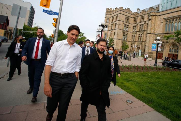 "Ultra solo": Ministro Jackson bromea con encuentro entre Presidente Boric y Justin Trudeau