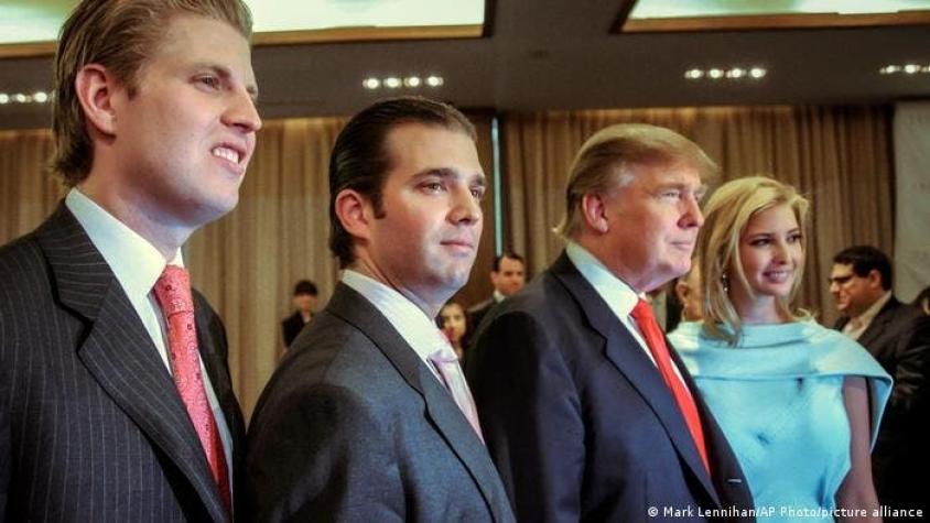 Trump y dos de sus hijos, citados por fiscal de Nueva York por presunto fraude