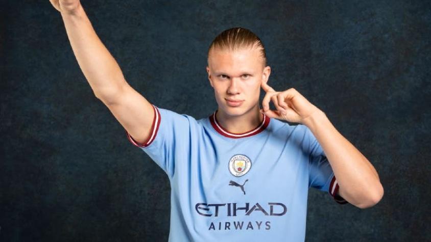 En la ruta de su padre: Erling Haaland es presentado en el Manchester City y fija su objetivo