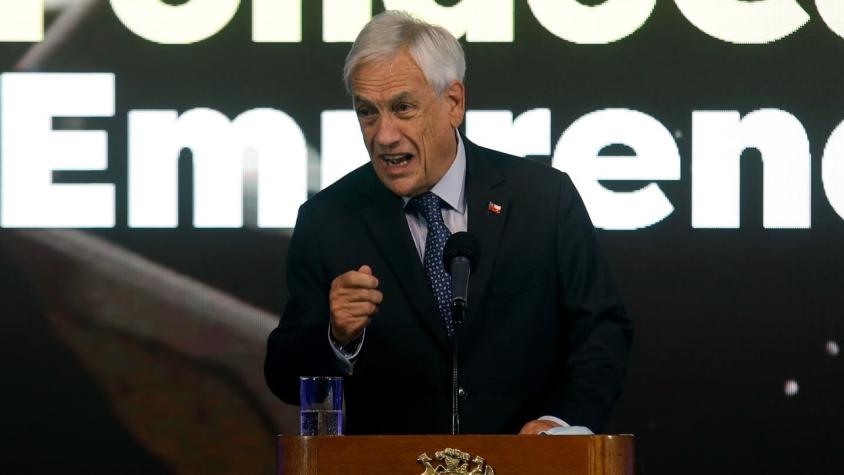 Sebastián Piñera acusa demora en estatuto de protección a las policías: "Lleva años en el Senado"