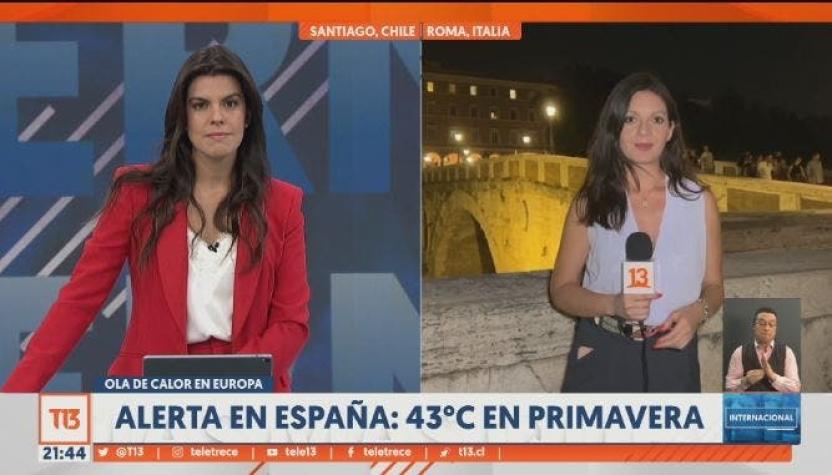 [VIDEO] Ola de calor en Europa: Alerta en España por 43°C en primavera