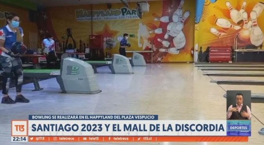 Panamericanos Santiago 2023: Bowling se realizará en el Happyland del mall Plaza Vespucio