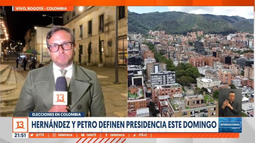 [VIDEO] Polémica por último debate presidencial en Colombia: Candidato de derecha no se presentaría
