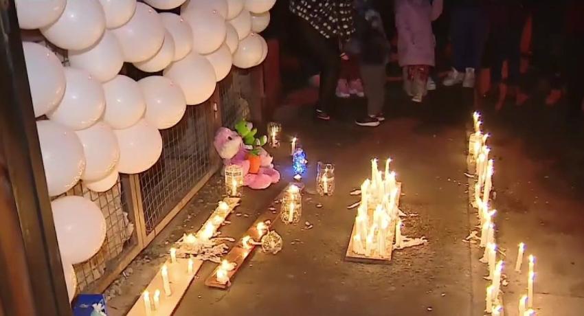 Vecinos realizaron velatón en memoria del niño de 3 años que murió en Padre Hurtado