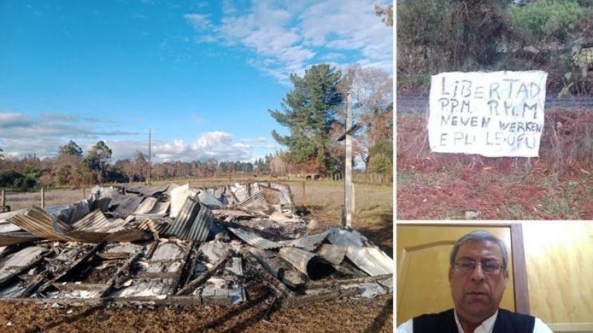 Sacerdote de capilla quemada por grupo armado en Victoria: "La mayoría de los fieles son mapuche"