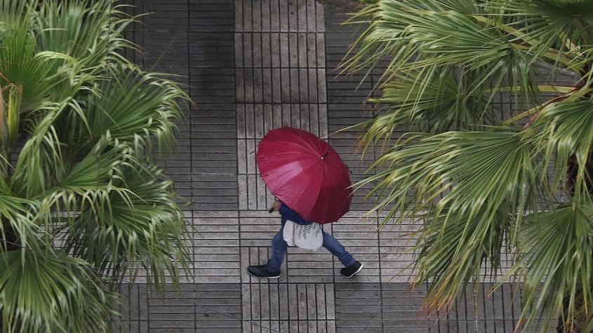 No sólo lluvia: sistema frontal llegará con ráfagas de viento de hasta 50 km/h a Santiago