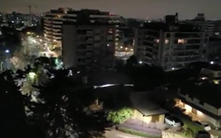 [VIDEO] Reportan más de 30 cortes eléctricos seguidos en tres comunas de la Región Metropolitana