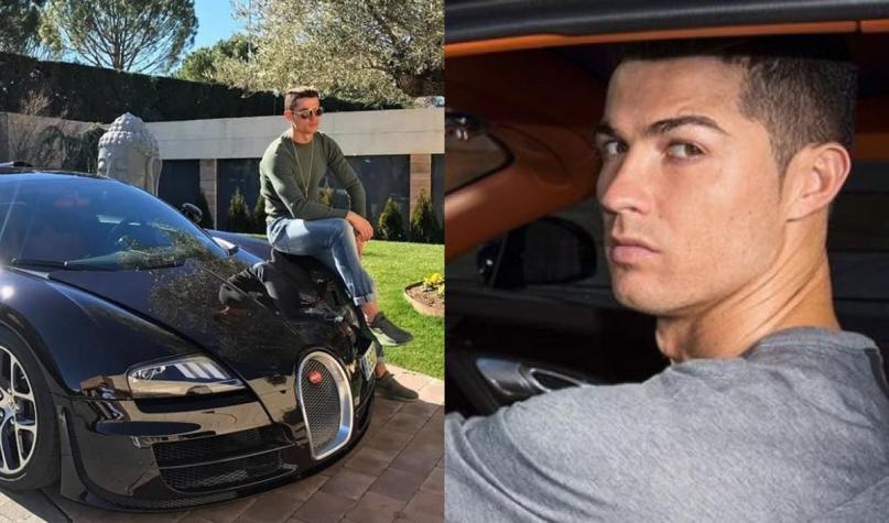 [FOTOS] Guardaespaldas chocó el Bugatti Veyron de 2 millones de dólares de Cristiano Ronaldo