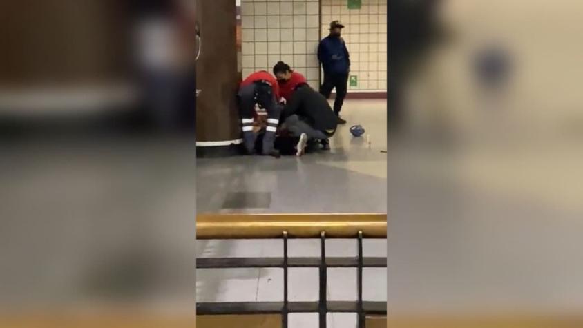 Persona fue baleada al interior de Metro Baquedano: investigan posible ajuste de cuentas