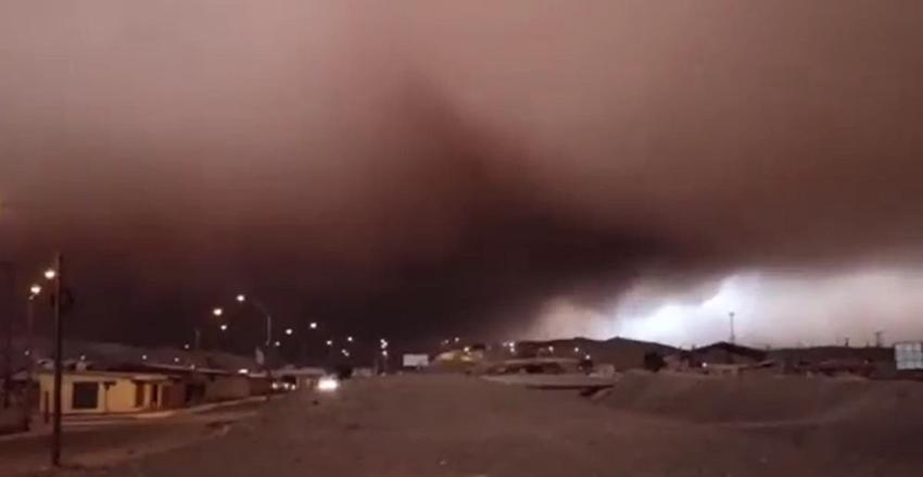 [VIDEO] Tormenta de arena y polvo azota a Diego de Almagro