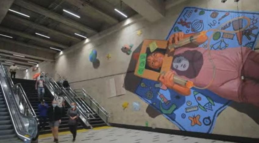 [VIDEO] #HayQueIr: Un recorrido por el arte del Metro
