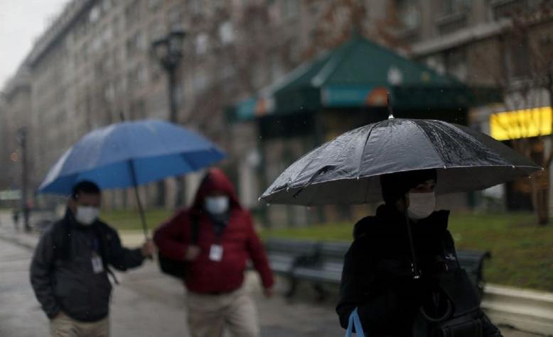 Seguirá la lluvia: Se esperan nuevas precipitaciones para esta semana en la Región Metropolitana