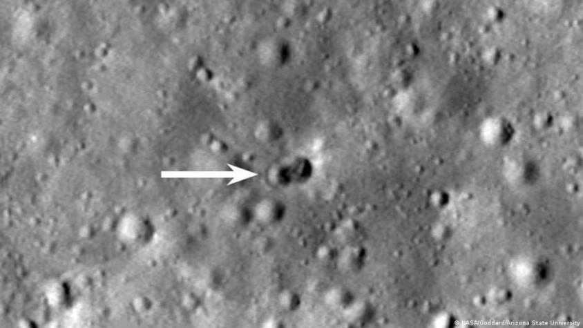 La NASA halla extraño cráter doble en la Luna tras impacto del misterioso cohete