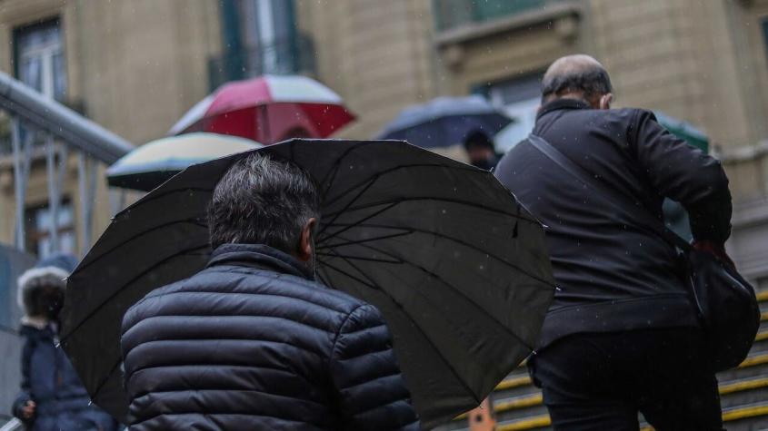 Declaran Alerta Temprana Preventiva para la Región Metropolitana por sistema frontal