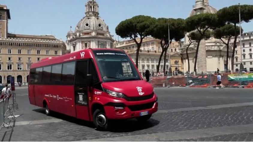 Visitas al pasado: Autobús permite hacer viajes a la antigua Roma