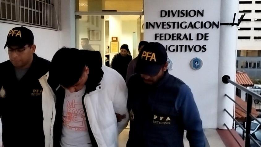 [VIDEO] Recapturan a imputado por crimen de padre e hija: Había escapado de calabozo en Argentina