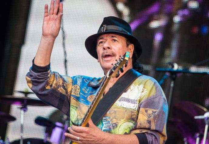 Carlos Santana se desmayó en pleno concierto en Estados Unidos