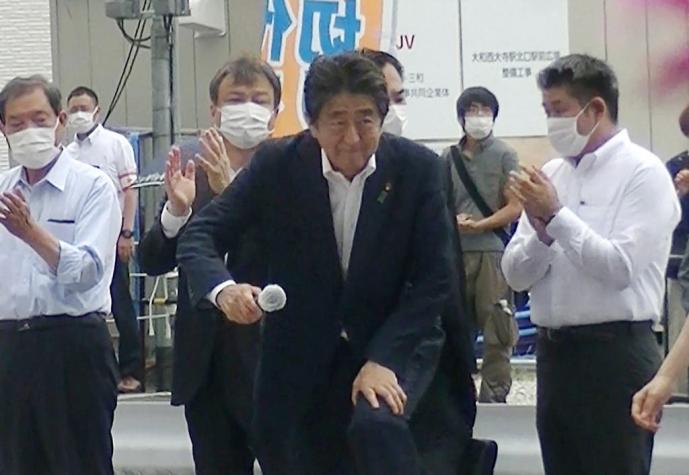 Video muestra momento exacto del ataque al ex primer ministro japonés Shinzo Abe