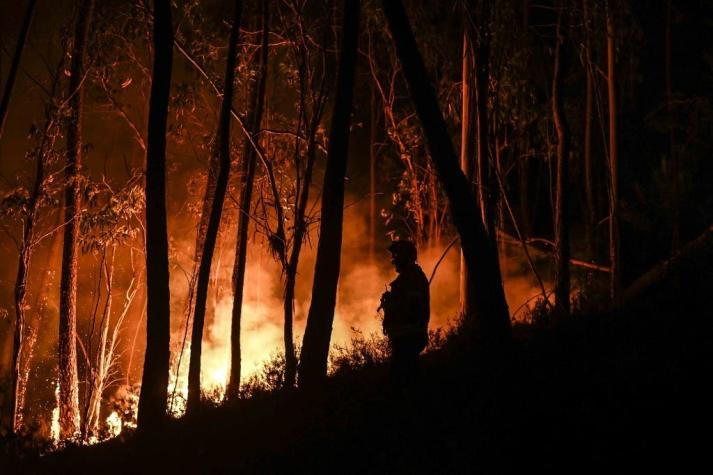 Con casi 3 mil bomberos Portugal lucha contra tres gigantescos incendios forestales