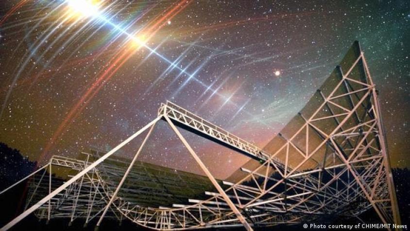 Astrónomos identifican señal de radio que 'late' a miles de millones de años luz de la Tierra