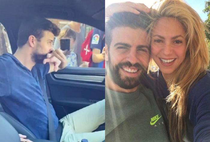 Graban a Gerard Piqué escuchando en su auto una de las canciones más icónicas de Shakira