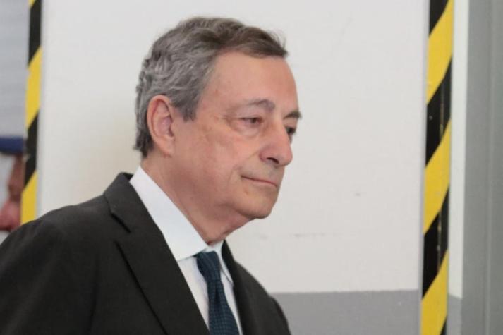 Mario Draghi anunció que dimitirá como primer ministro de Italia