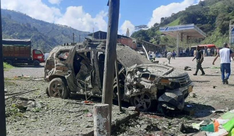 Reportan ataque con explosivos a la policía de Colombia: Habría varios lesionados y fallecidos
