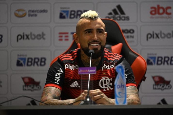 Arturo Vidal dice que firmó con Flamengo para ganar la Copa Libertadores: "Ese es mi primer sueño"