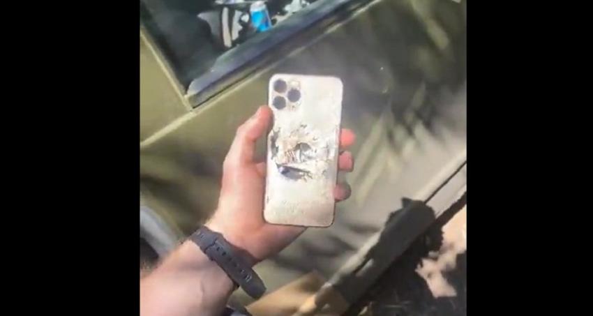 A prueba de balas: iPhone salvó a un soldado ucraniano tras detener el impacto de un disparo