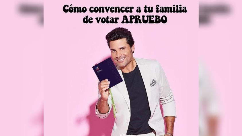 Equipo de Chayanne critica meme del Apruebo que compartió Boric: Podría traer consecuencias legales