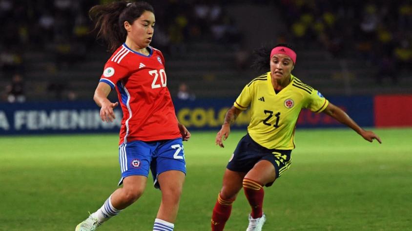 Chile sufre dura goleada ante Colombia en la Copa América Femenina y jugará por el quinto lugar
