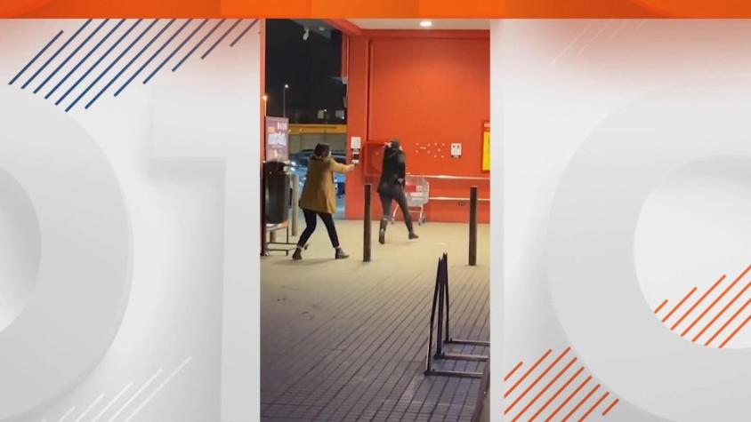[VIDEO] A balazos oficiales de la PDI frustran asalto en supermercado