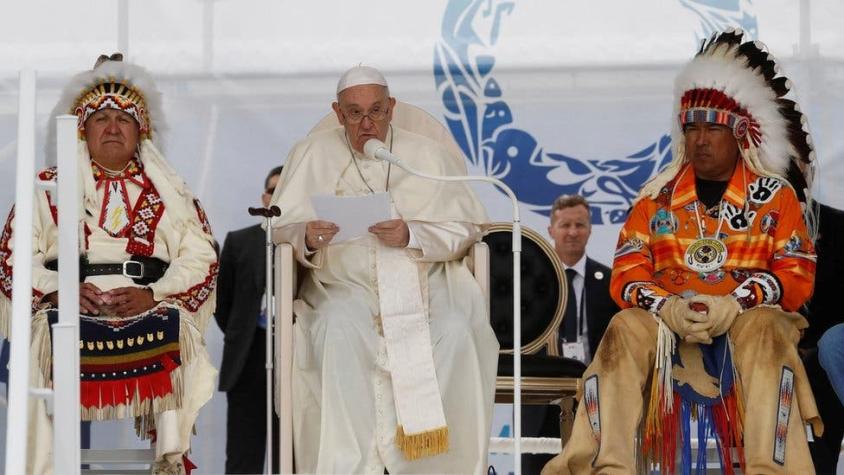 La histórica petición de perdón del papa Francisco a los indígenas de Canadá