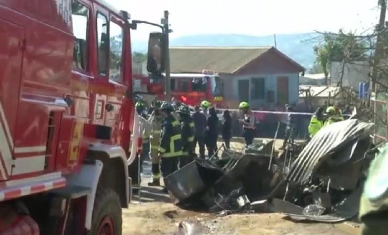 Viña del Mar: Mujer de 40 años con movilidad reducida murió tras incendio que destruyó dos viviendas
