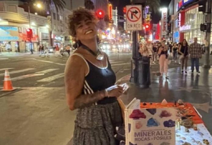Camila Recabarren mostró su vida como ambulante en EEUU: "Llegué a vender al paseo de la fama"