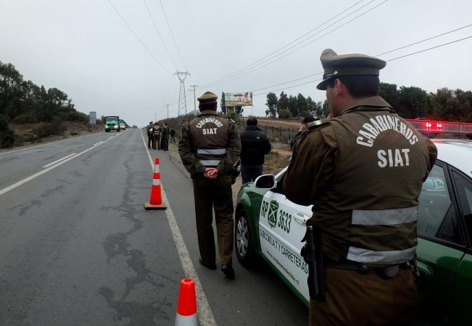Accidente vehicular en ruta Lo Orozco deja tres fallecidos