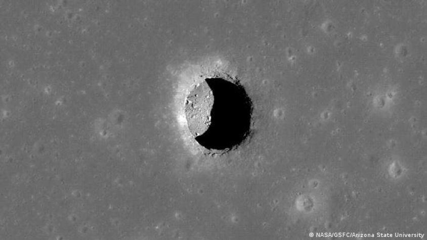 Descubren extrañas fosas lunares con temperaturas cómodas donde astronautas podrían sobrevivir