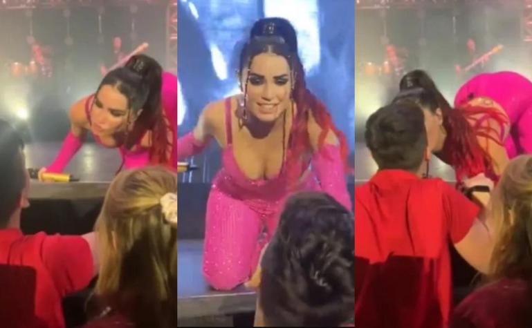 Lali Espósito besó en la boca a una fan que se desmayó en pleno show: registro se ha hecho viral